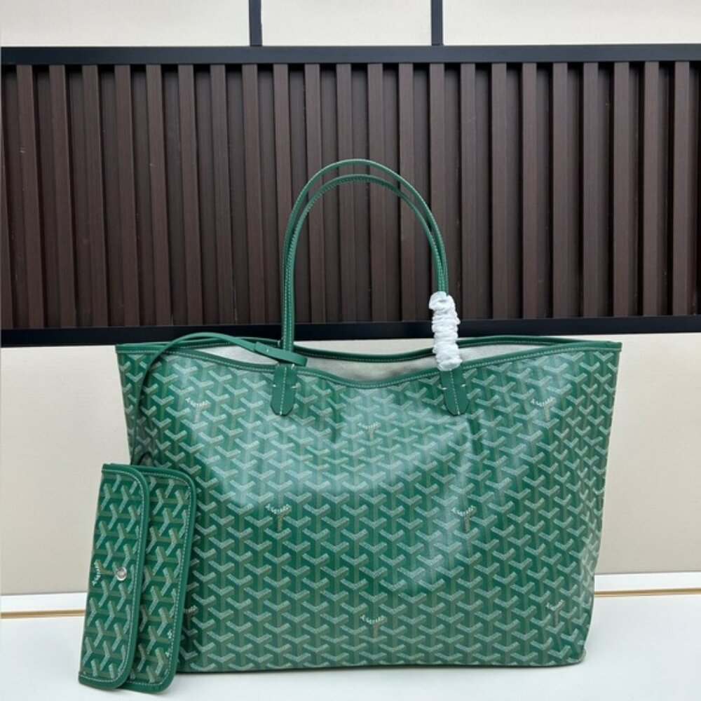 Goyard Emerald Green Tote Bag